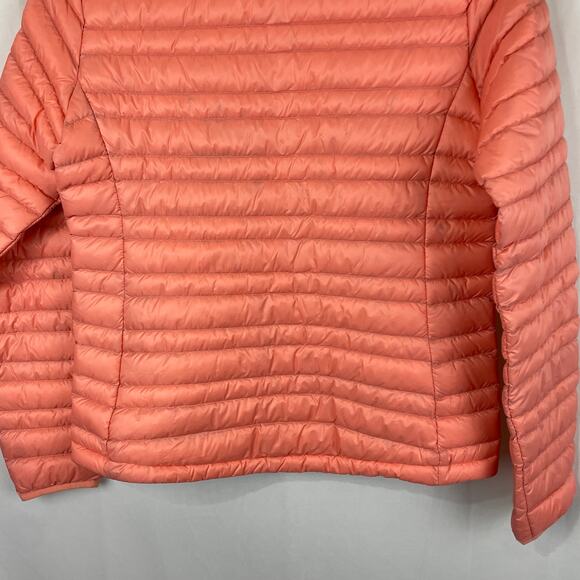 Stio Womens Pinion 800g Fill Down Puffer Sweater Jacket Pertex Coral Pink Size S - Picture 10 of 12